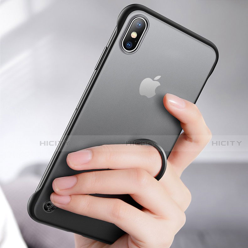 Silikon Schutzhülle Ultra Dünn Tasche Durchsichtig Transparent HT01 für Apple iPhone Xs Max