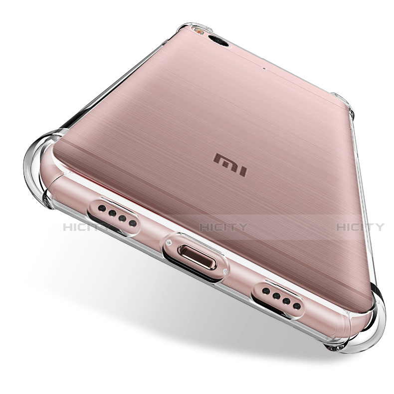 Silikon Schutzhülle Ultra Dünn Tasche Durchsichtig Transparent HT01 für Xiaomi Mi 5S 4G Klar groß