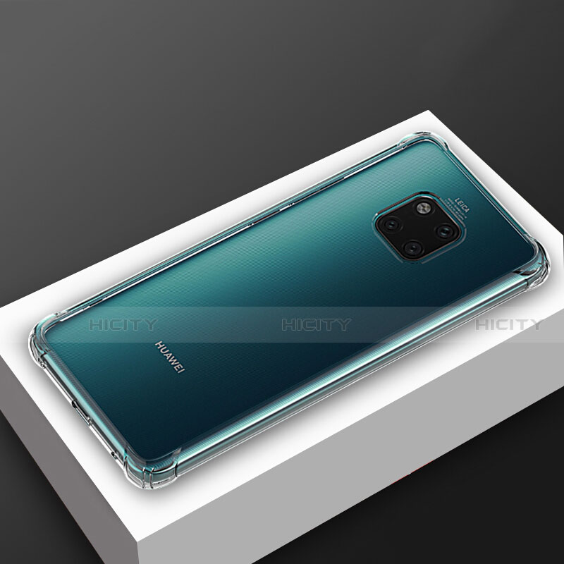 Silikon Schutzhülle Ultra Dünn Tasche Durchsichtig Transparent K01 für Huawei Mate 20 Pro Klar