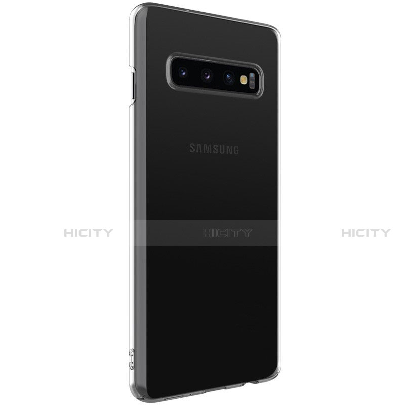Silikon Schutzhülle Ultra Dünn Tasche Durchsichtig Transparent K01 für Samsung Galaxy S10 5G Klar groß