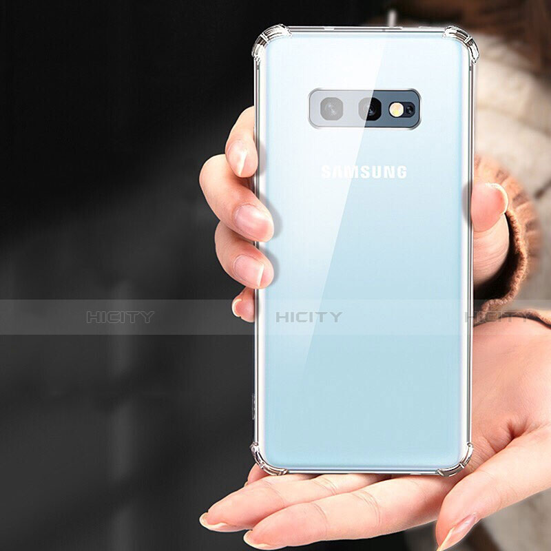 Silikon Schutzhülle Ultra Dünn Tasche Durchsichtig Transparent K01 für Samsung Galaxy S10e Klar