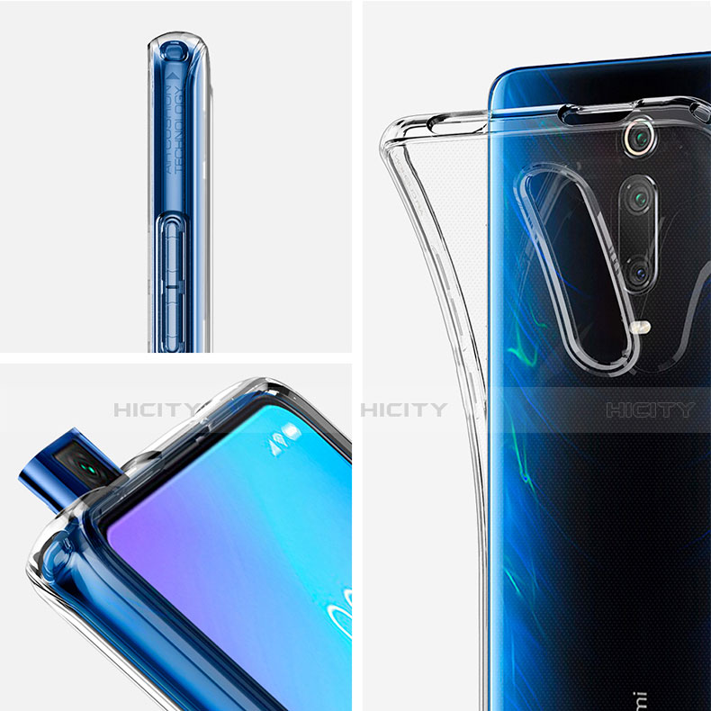 Silikon Schutzhülle Ultra Dünn Tasche Durchsichtig Transparent K01 für Xiaomi Mi 9T Pro Klar groß