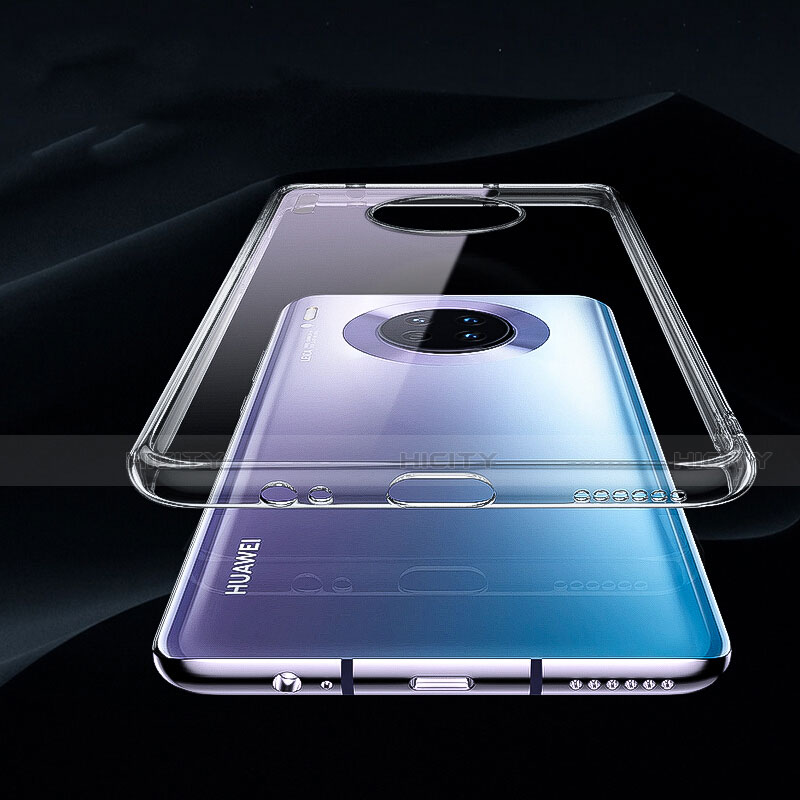 Silikon Schutzhülle Ultra Dünn Tasche Durchsichtig Transparent K02 für Huawei Mate 30 Klar