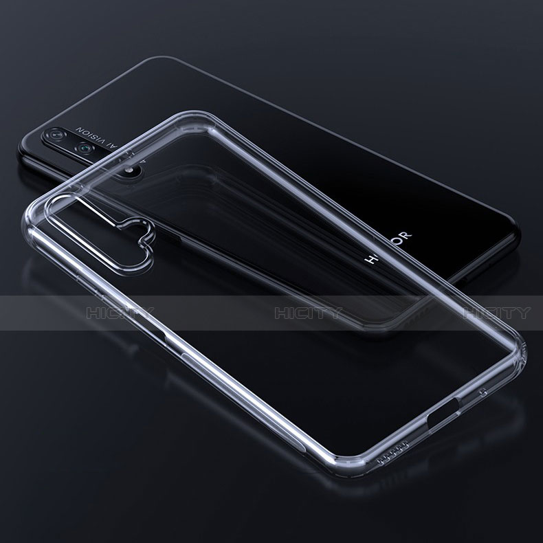 Silikon Schutzhülle Ultra Dünn Tasche Durchsichtig Transparent K02 für Huawei Nova 5T Klar