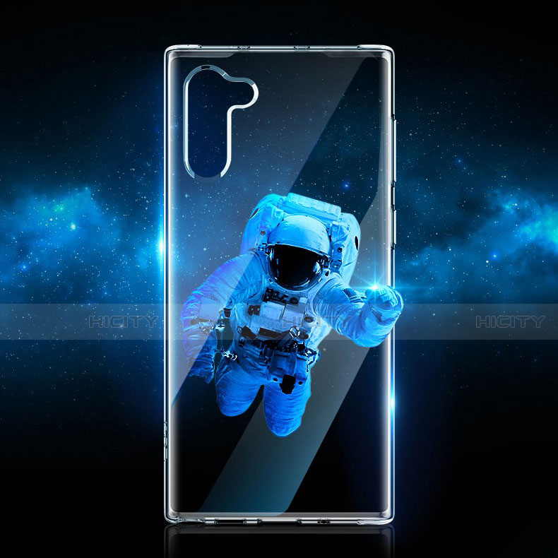 Silikon Schutzhülle Ultra Dünn Tasche Durchsichtig Transparent K02 für Samsung Galaxy Note 10 Klar