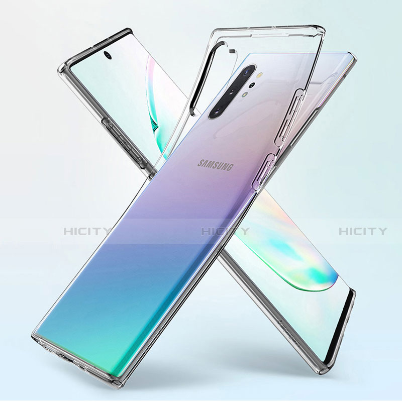 Silikon Schutzhülle Ultra Dünn Tasche Durchsichtig Transparent K02 für Samsung Galaxy Note 10 Plus 5G Klar Plus