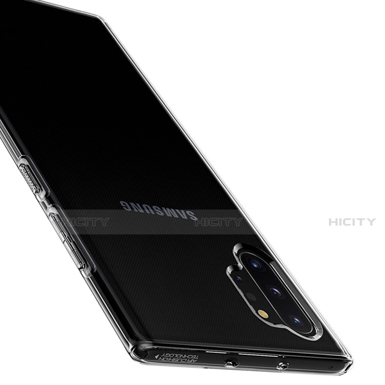 Silikon Schutzhülle Ultra Dünn Tasche Durchsichtig Transparent K02 für Samsung Galaxy Note 10 Plus 5G Klar groß