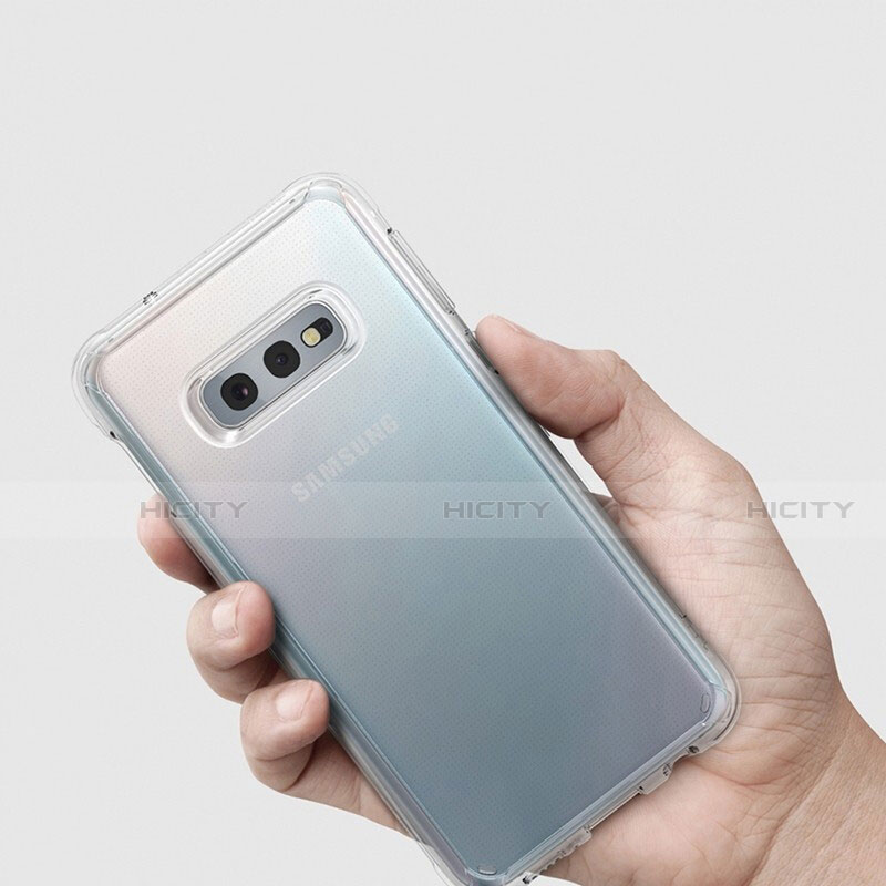 Silikon Schutzhülle Ultra Dünn Tasche Durchsichtig Transparent K02 für Samsung Galaxy S10e Klar