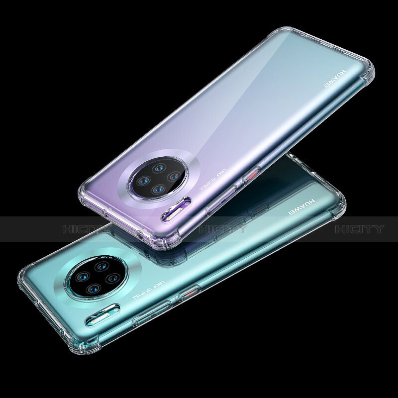 Silikon Schutzhülle Ultra Dünn Tasche Durchsichtig Transparent K03 für Huawei Mate 30 Klar groß