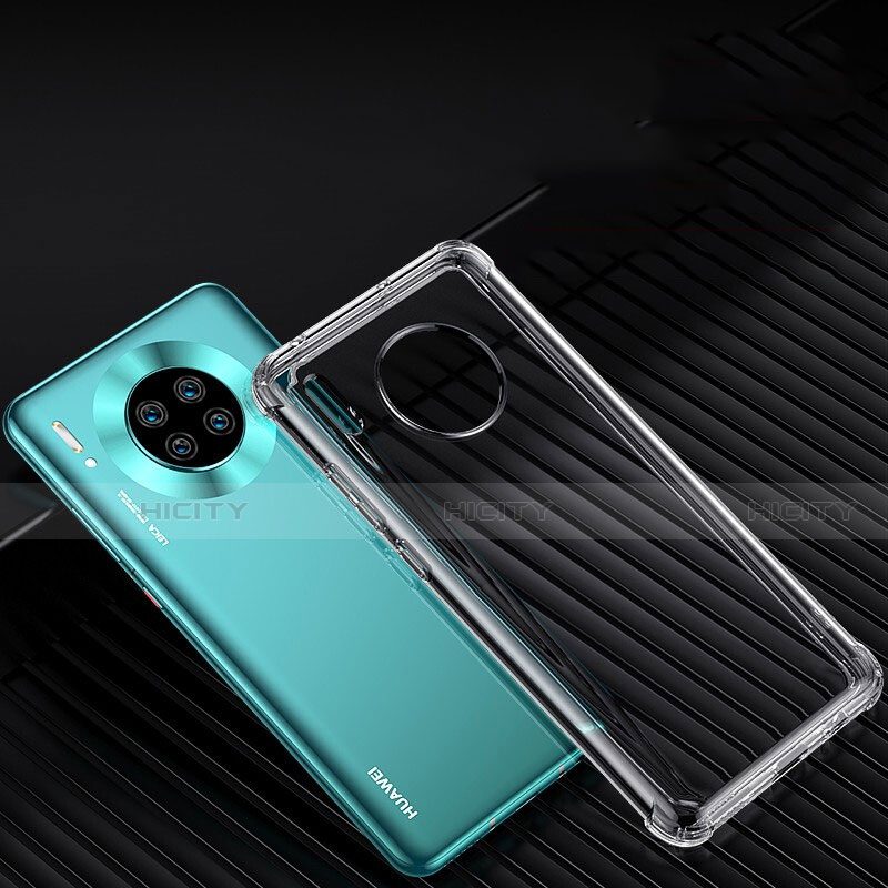 Silikon Schutzhülle Ultra Dünn Tasche Durchsichtig Transparent K03 für Huawei Mate 30 Klar groß