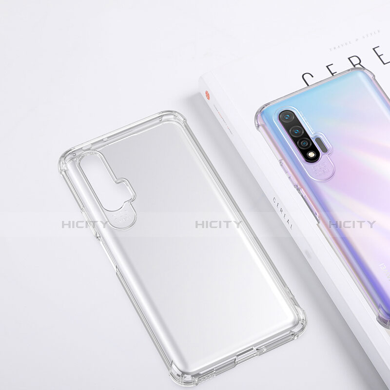Silikon Schutzhülle Ultra Dünn Tasche Durchsichtig Transparent K03 für Huawei Nova 6 5G Klar groß