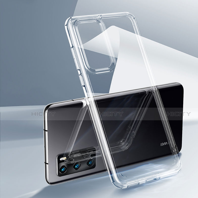 Silikon Schutzhülle Ultra Dünn Tasche Durchsichtig Transparent K03 für Huawei P40 Klar Plus