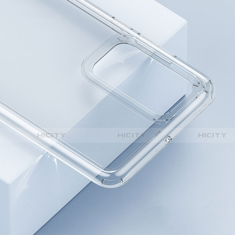 Silikon Schutzhülle Ultra Dünn Tasche Durchsichtig Transparent K03 für Huawei P40 Klar groß