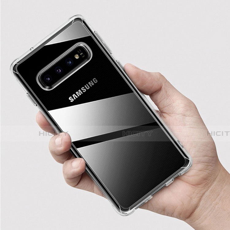 Silikon Schutzhülle Ultra Dünn Tasche Durchsichtig Transparent K03 für Samsung Galaxy S10 5G Klar