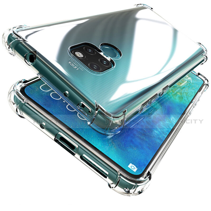 Silikon Schutzhülle Ultra Dünn Tasche Durchsichtig Transparent K04 für Huawei Mate 20 Klar Plus