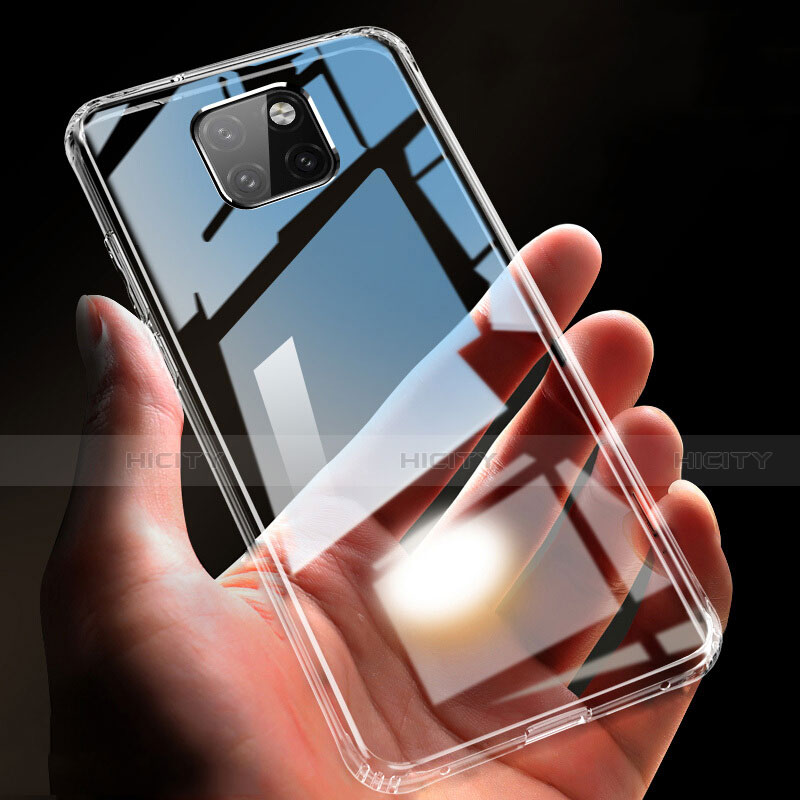 Silikon Schutzhülle Ultra Dünn Tasche Durchsichtig Transparent K04 für Huawei Mate 20 Pro Klar