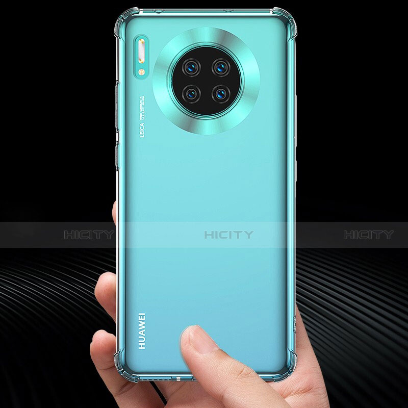 Silikon Schutzhülle Ultra Dünn Tasche Durchsichtig Transparent K04 für Huawei Mate 30 Klar