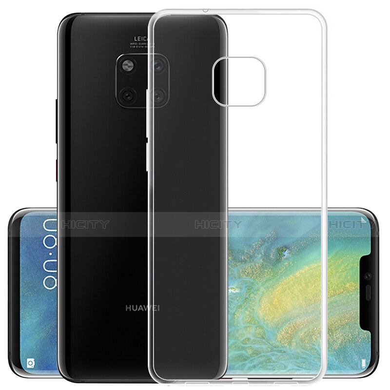 Silikon Schutzhülle Ultra Dünn Tasche Durchsichtig Transparent K05 für Huawei Mate 20 Pro Klar groß