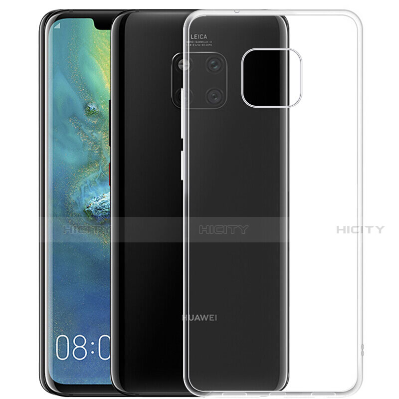 Silikon Schutzhülle Ultra Dünn Tasche Durchsichtig Transparent K05 für Huawei Mate 20 Pro Klar groß