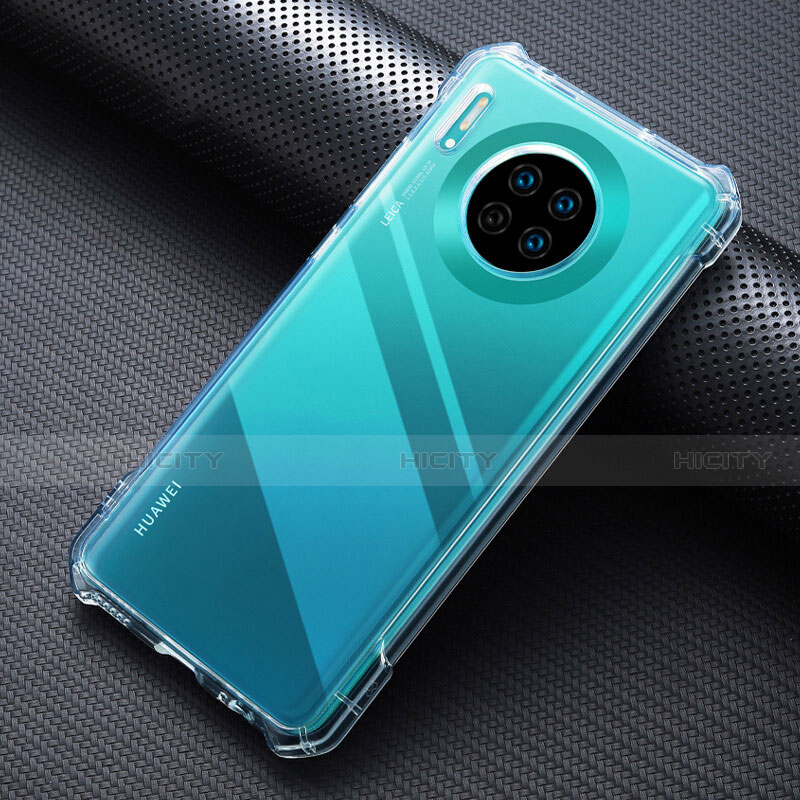 Silikon Schutzhülle Ultra Dünn Tasche Durchsichtig Transparent K07 für Huawei Mate 30 Pro 5G Klar groß