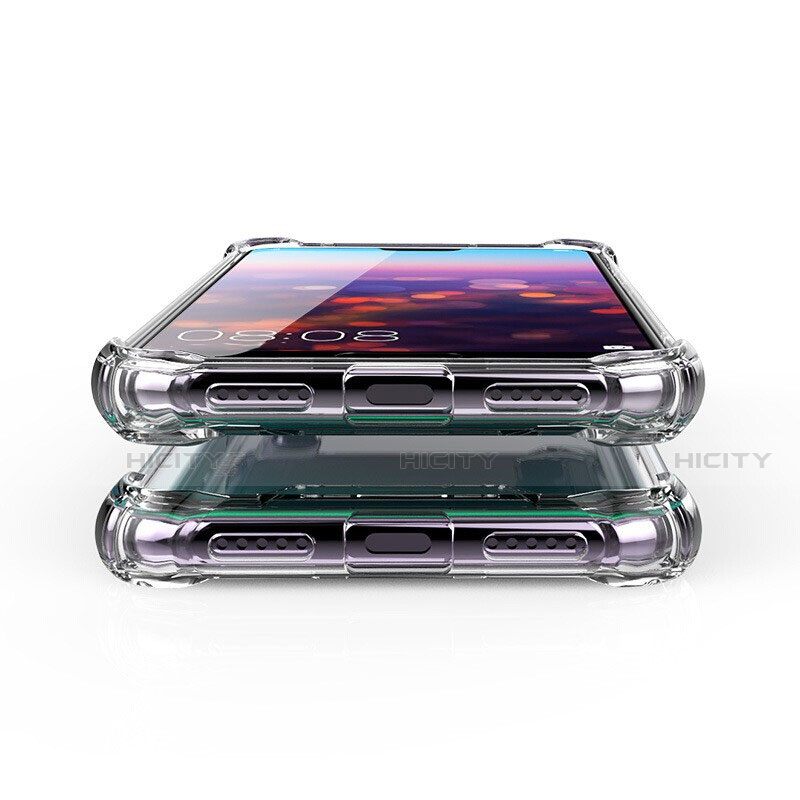 Silikon Schutzhülle Ultra Dünn Tasche Durchsichtig Transparent K07 für Huawei P20 Pro Klar