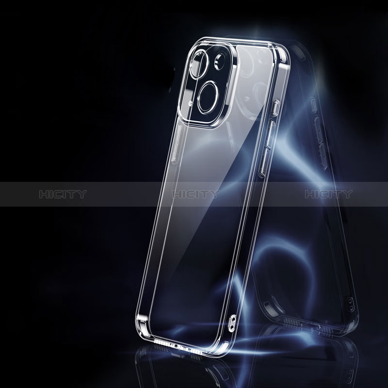 Silikon Schutzhülle Ultra Dünn Tasche Durchsichtig Transparent N02 für Apple iPhone 13 Klar