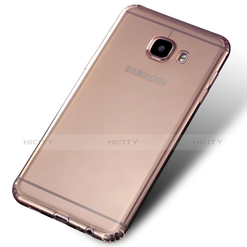 Silikon Schutzhülle Ultra Dünn Tasche Durchsichtig Transparent Q02 für Samsung Galaxy C7 SM-C7000 Klar Plus