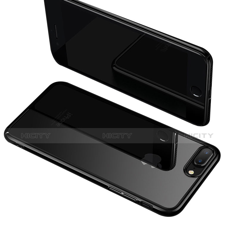 Silikon Schutzhülle Ultra Dünn Tasche Durchsichtig Transparent Q07 für Apple iPhone 8 Plus