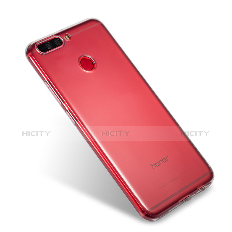 Silikon Schutzhülle Ultra Dünn Tasche Durchsichtig Transparent R01 für Huawei Honor 8 Pro Klar groß