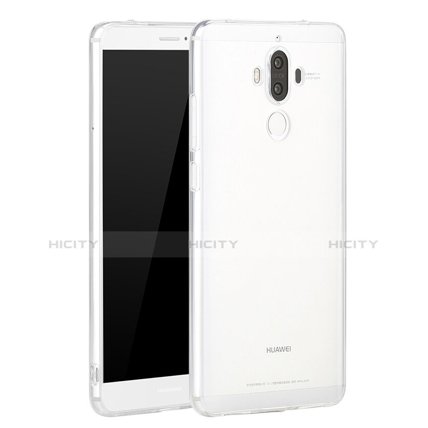 Silikon Schutzhülle Ultra Dünn Tasche Durchsichtig Transparent R01 für Huawei Mate 9 Klar