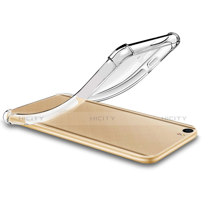 Silikon Schutzhülle Ultra Dünn Tasche Durchsichtig Transparent R01 für Xiaomi Mi 5 Klar