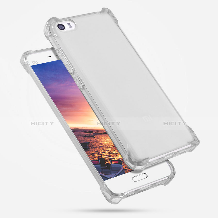 Silikon Schutzhülle Ultra Dünn Tasche Durchsichtig Transparent R02 für Xiaomi Mi 5 Klar
