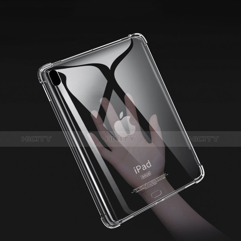 Silikon Schutzhülle Ultra Dünn Tasche Durchsichtig Transparent S01 für Apple iPad Pro 11 (2018)