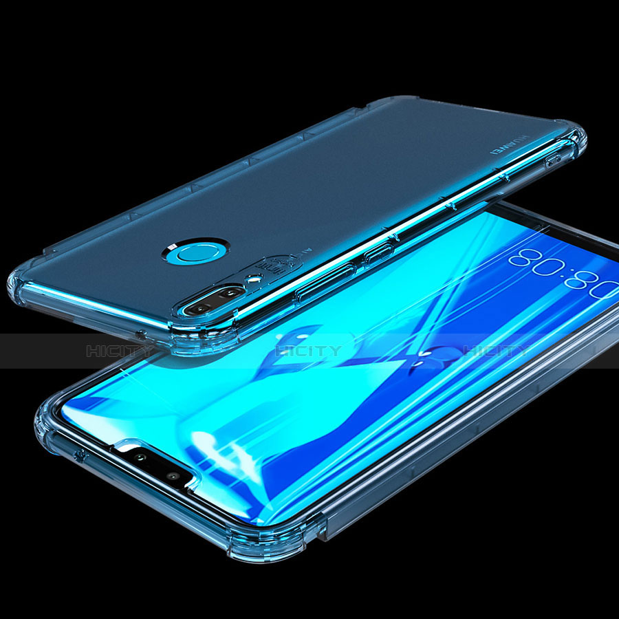 Silikon Schutzhülle Ultra Dünn Tasche Durchsichtig Transparent S01 für Huawei Enjoy 9 Plus groß