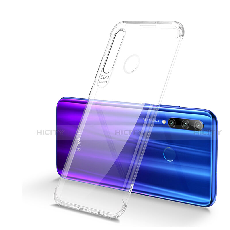 Silikon Schutzhülle Ultra Dünn Tasche Durchsichtig Transparent S01 für Huawei Honor 20 Lite