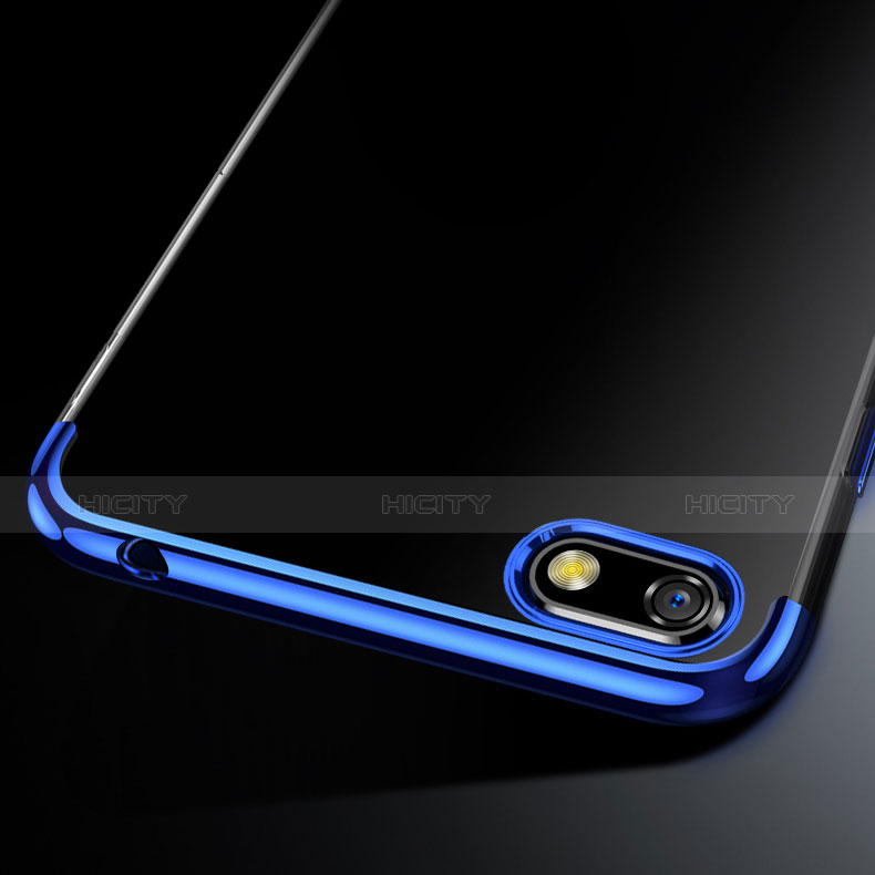 Silikon Schutzhülle Ultra Dünn Tasche Durchsichtig Transparent S01 für Huawei Honor 7S groß