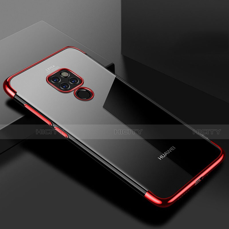 Silikon Schutzhülle Ultra Dünn Tasche Durchsichtig Transparent S01 für Huawei Mate 20 groß