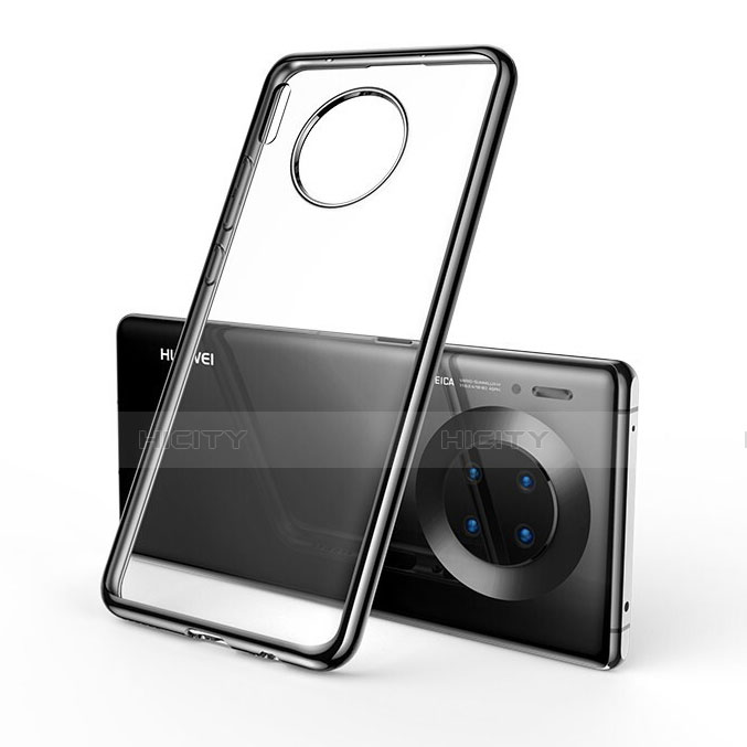 Silikon Schutzhülle Ultra Dünn Tasche Durchsichtig Transparent S01 für Huawei Mate 30 groß