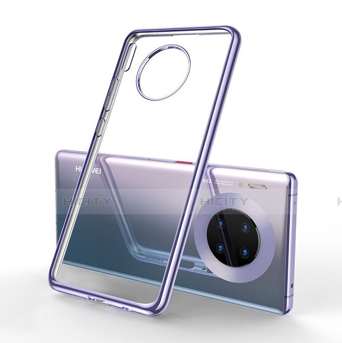 Silikon Schutzhülle Ultra Dünn Tasche Durchsichtig Transparent S01 für Huawei Mate 30E Pro 5G