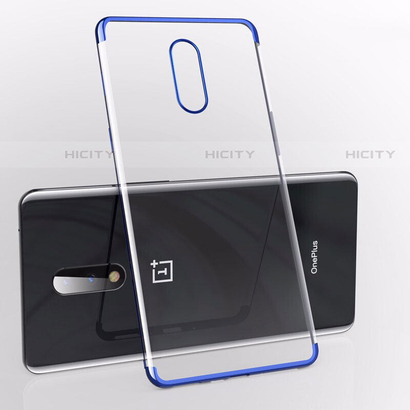 Silikon Schutzhülle Ultra Dünn Tasche Durchsichtig Transparent S01 für OnePlus 7