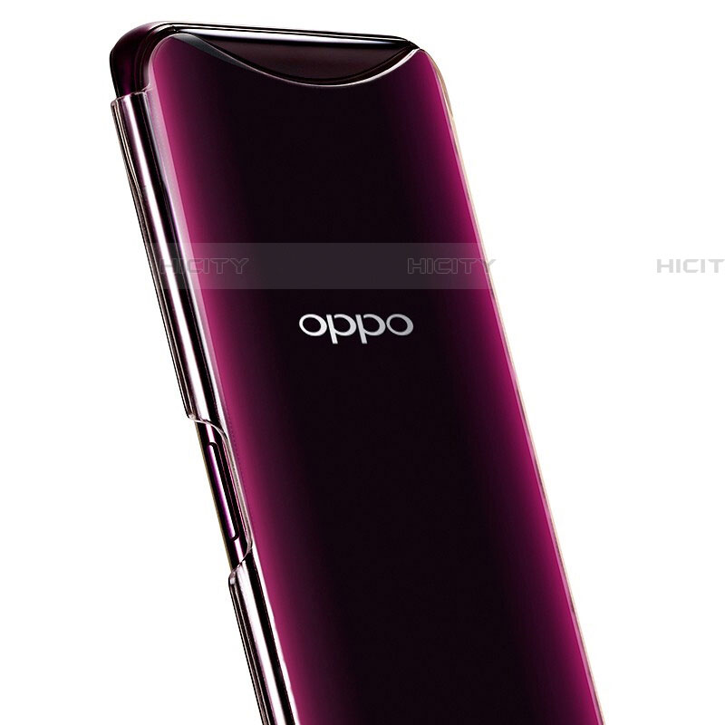 Silikon Schutzhülle Ultra Dünn Tasche Durchsichtig Transparent S01 für Oppo Find X Super Flash Edition Klar groß
