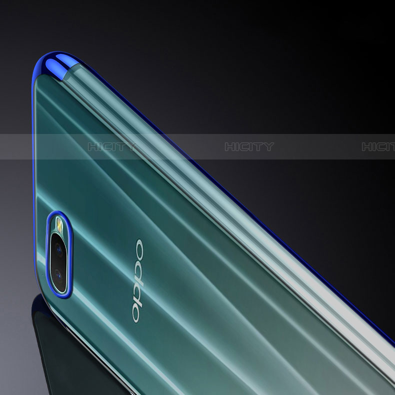 Silikon Schutzhülle Ultra Dünn Tasche Durchsichtig Transparent S01 für Oppo RX17 Neo groß