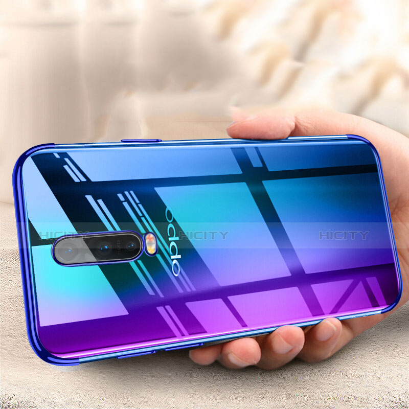 Silikon Schutzhülle Ultra Dünn Tasche Durchsichtig Transparent S01 für Oppo RX17 Pro