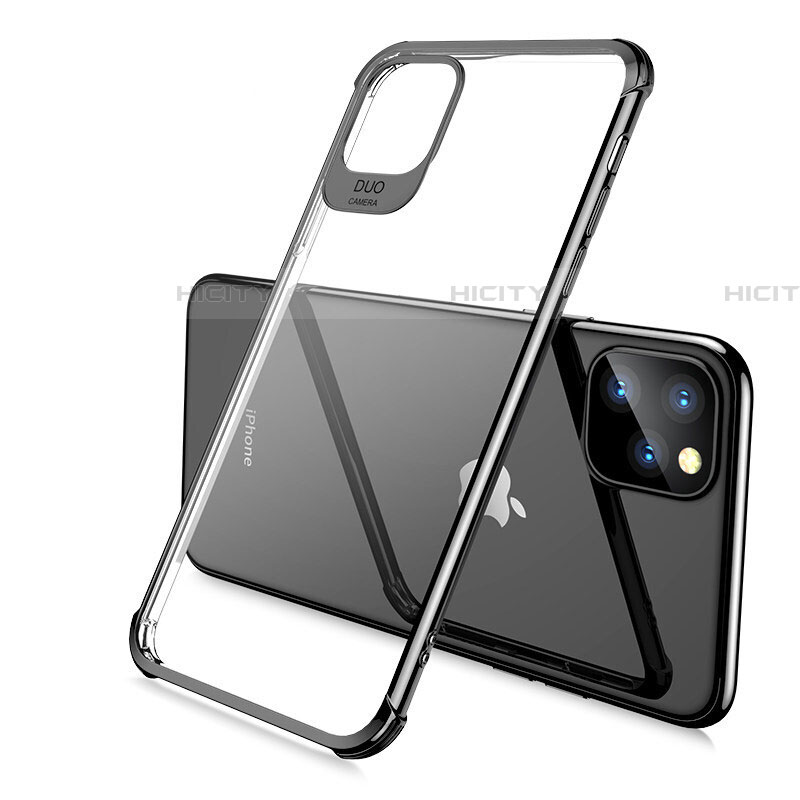Silikon Schutzhülle Ultra Dünn Tasche Durchsichtig Transparent S02 für Apple iPhone 11 Pro Max