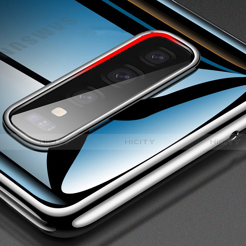 Silikon Schutzhülle Ultra Dünn Tasche Durchsichtig Transparent S02 für Samsung Galaxy S10 5G