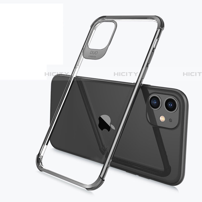 Silikon Schutzhülle Ultra Dünn Tasche Durchsichtig Transparent S03 für Apple iPhone 11 groß