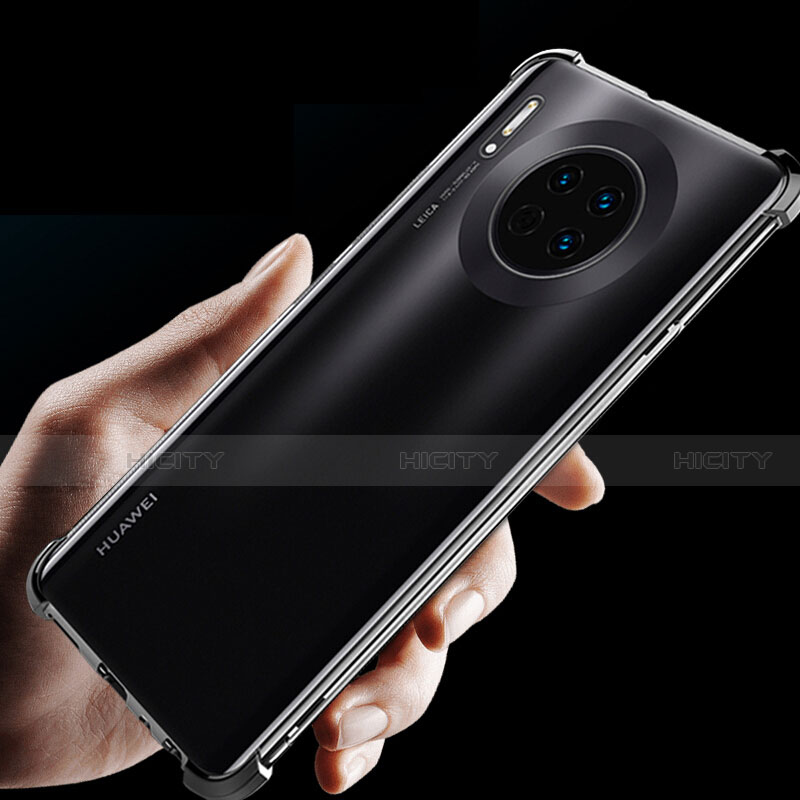 Silikon Schutzhülle Ultra Dünn Tasche Durchsichtig Transparent S03 für Huawei Mate 30 Pro 5G