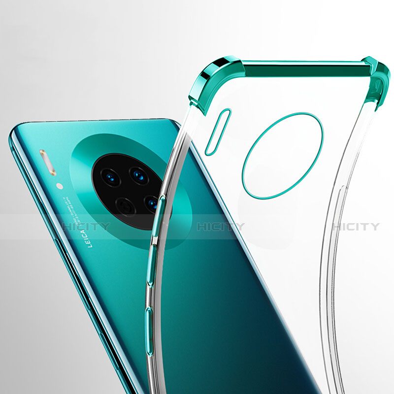 Silikon Schutzhülle Ultra Dünn Tasche Durchsichtig Transparent S03 für Huawei Mate 30 Pro 5G groß