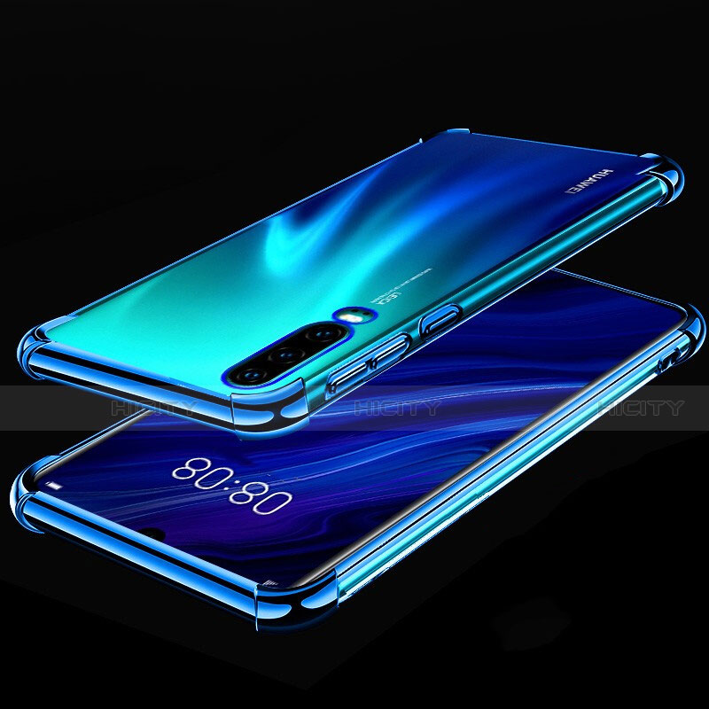 Silikon Schutzhülle Ultra Dünn Tasche Durchsichtig Transparent S03 für Huawei P30