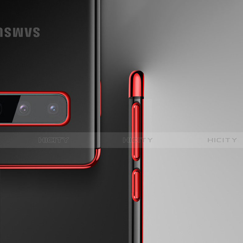 Silikon Schutzhülle Ultra Dünn Tasche Durchsichtig Transparent S03 für Samsung Galaxy S10 5G groß
